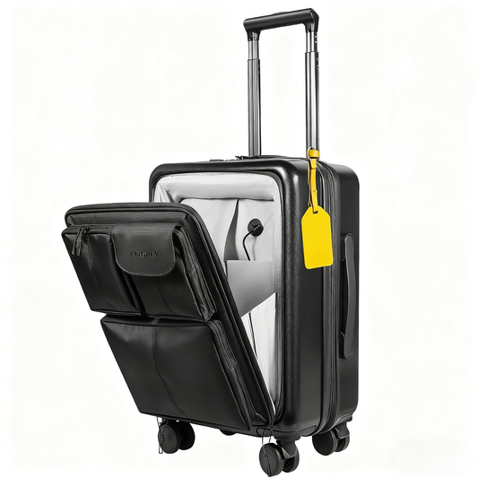 Carry On Luggage 22x14x9 Airline Approved – 20 Inch Expandable Suitcase with Front Pocket, USB Charging Port, Spinner Wheels & TSA Lock